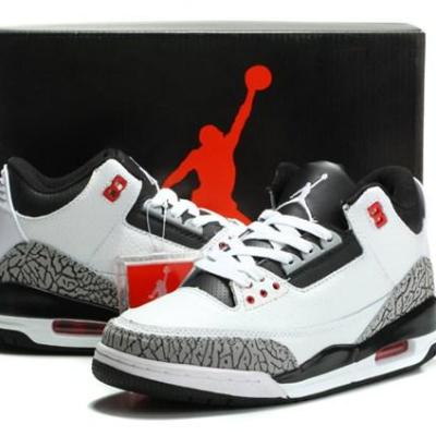 کتانی ایر جردن3 سفید های کپی ویتنام