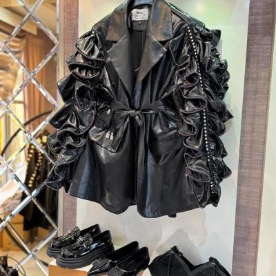 مانتومدل آستین نگین حلزونی مزونی