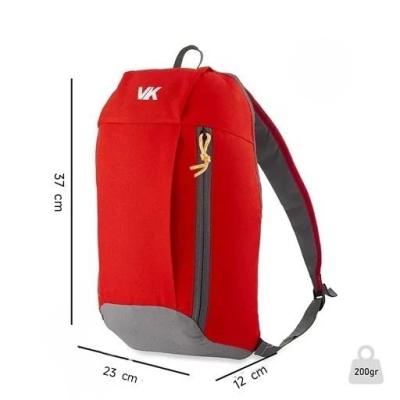 کوله پشتی 10 لیتری ضد رطوبت VK ( قرمز/طوسی )