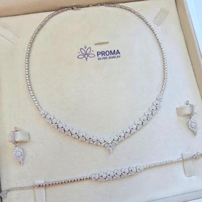 سرویس نقره زنانه طرح عسل مدل PRM130