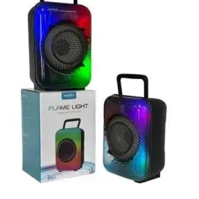 اسپیکر بلوتوثی قابل حمل مدل GTS-1867 با نور شعله‌ای Flame Light
