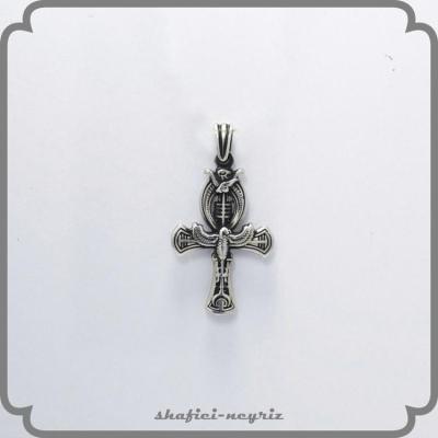 آویز نقره طرح کلید زندگی