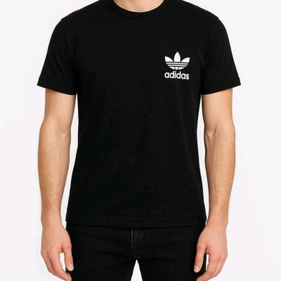 تیشرت مردانه آدیداس تک رنگ مشکی سایز لارج