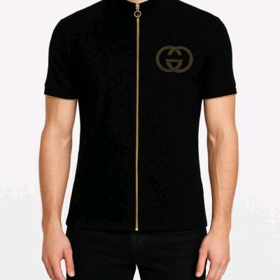 پیراهن آستین کوتاه زیپ دار مردانه