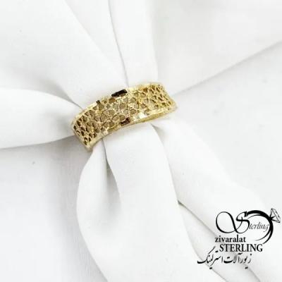انگشتر طلاروس مشابه طلا کد 18307