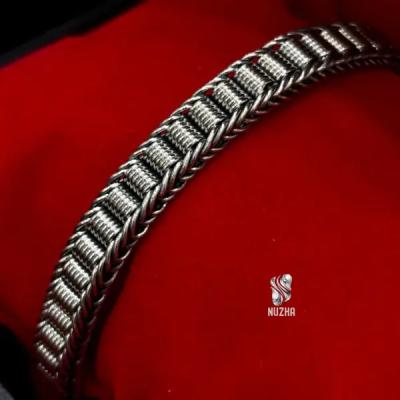 دستبندنقره مردانه کدdm1006