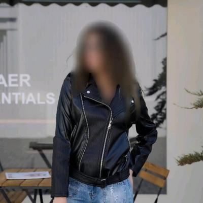 کت چرم زنانه مدل خرجکار کبریتی وارداتی ترک