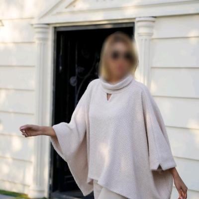 پلیور زنانه لمزور مدل پانچ وارداتی ترک