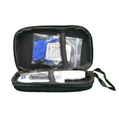 تست قندخون با تجهیزات کامل باگارانتی مادام العمربه همراه کیف