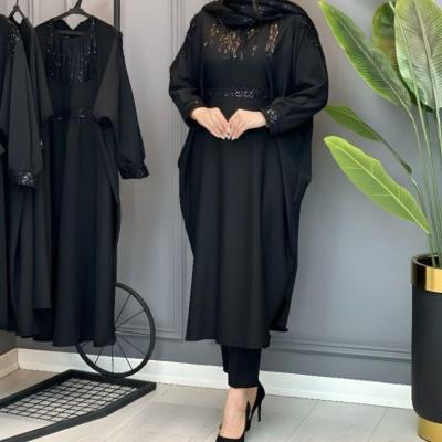 مانتو مجلسی نخ پنبه مدل مانتو عبایی بلند