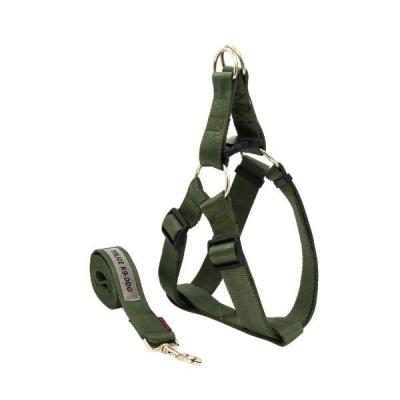 ست بند و قلاده کتفی سگ مگی پت مدل ایکس لارژ پلیس(زیتونی)