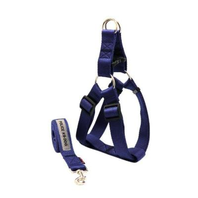 ست بند و قلاده کتفی سگ مگی پت مدل ایکس لارژ پلیس(سورمه ای)