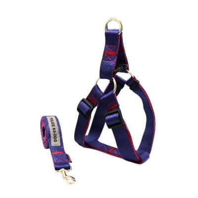 ست بند و قلاده کتفی سگ مگی پت مدل ایکس لارژ پلیس(سورمه ای-قرمز)