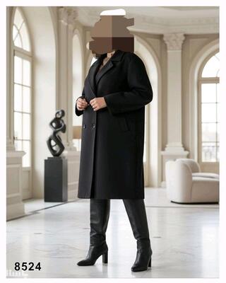 پالتو شیکمون جدید جنس فوتر وارداتی چهار دکمه یقه انگلیسی آستر دار