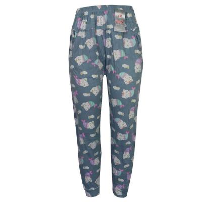 شلوار راحتی زنانه گیاهی وارداتی طرح گربه پری دریایی catfish