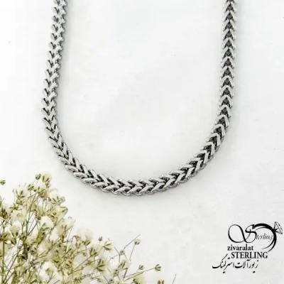 گردنبند مردانه کارتیر برند استیل کد 20179