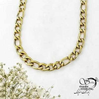 گردنبند (زنجیر) استیل مردانه کارتیر کد 20186