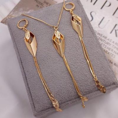 نیم ست اشکی جدید رنگ ثابت آبکاری طلا بدون حساسیت ارسال رایگان