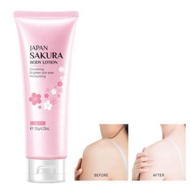 لوسیون بدن تیوپی روشن کننده ساکورا لایکو 120 گرم