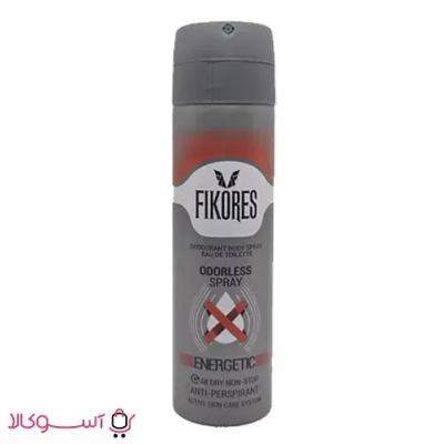 اسپری ضد تعریق مردانه فیکورس مدل energetic حجم 150 میل