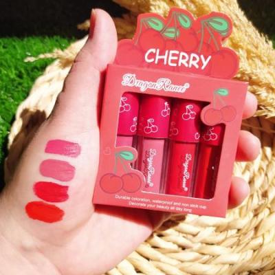 رژ لب آلبالویی دراگون رانی مدل چری 4 عددی