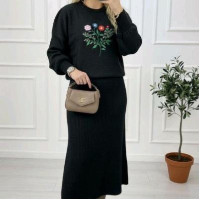 ست سارافون رویه گلی بافت.موجودی بگیرید