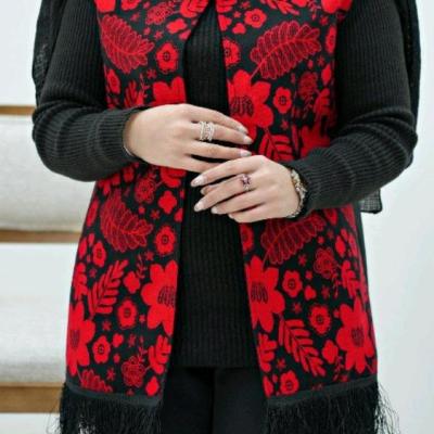 کالکشن یلدایی جلیقه ریشه دار فرحزاد 99226