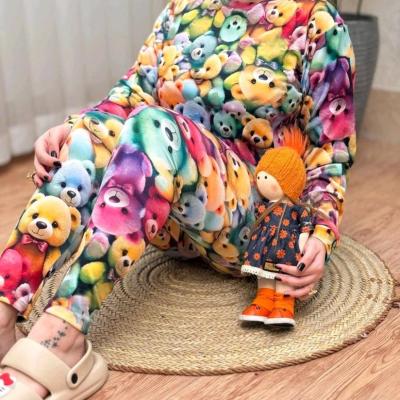 بلوزشلوار مخملست گوگولی بانو