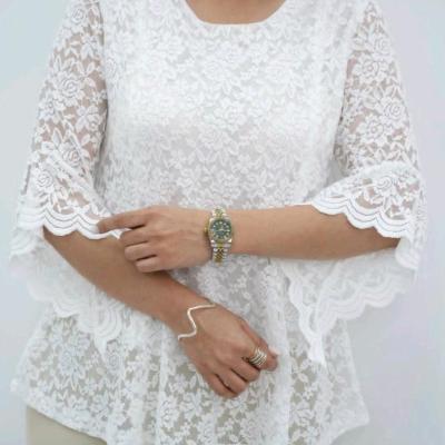 بلوز مجلسی ترنج دانتل گیپوری