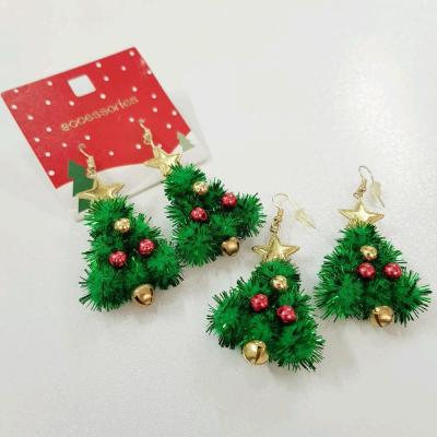 گوشواره عصایی کریسمسی آویز درخت کاج ، کار فوق العاده زیبا و رنگارنگ