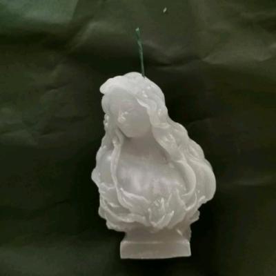 شمع دکوراتیو زیبا و شیک سفید رنگ