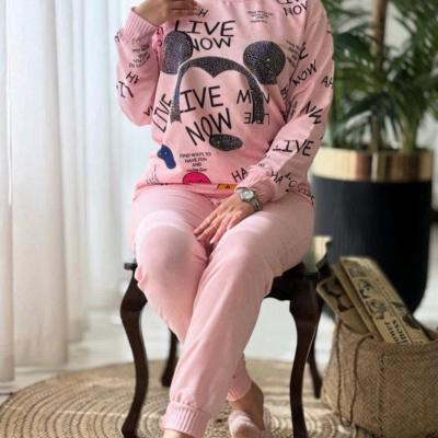 ست میکی موس بلوز شلوار دخترونه اسپورت خونگی راحتی 9817