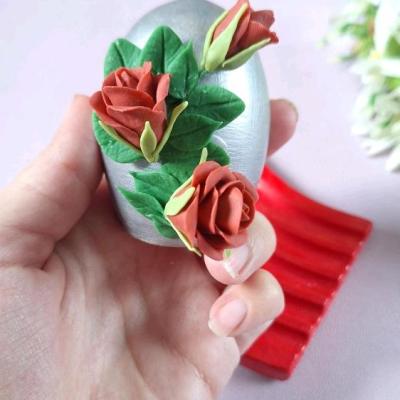 تخم مرغ تزئینی گلدار