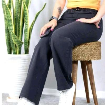 شلوار بگ جین نیل طرح جین 1013-152921