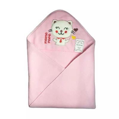 پتو فوتر دور پیچ نوزادی لبه ژور اعلا ( صورتی )