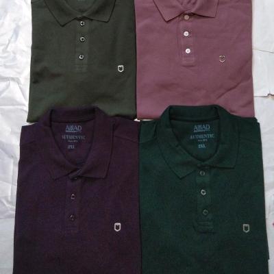 تیشرت مردانه سه دکمه یقه دار پولوشرت مردانه آستین کوتاه