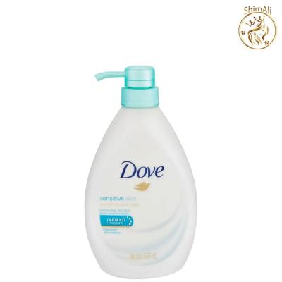 شامپو بدن کرمی مخصوص پوست های حساس داو پمپی