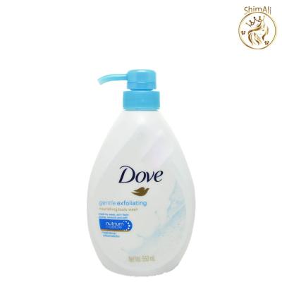 شامپو بدن کرمی لایه بردار ملایم داو پمپی