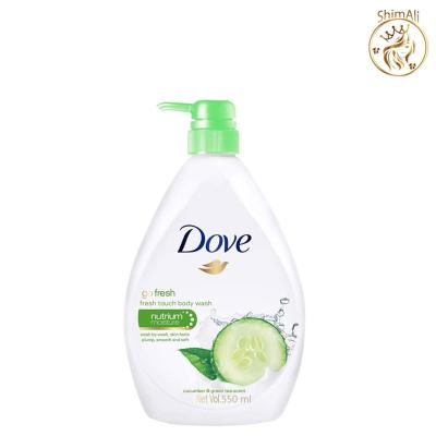 شامپو بدن کرمی خیار و چای ‌سبز داو پمپی