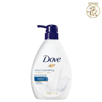 شامپو بدن کرمی شیر داو پمپی