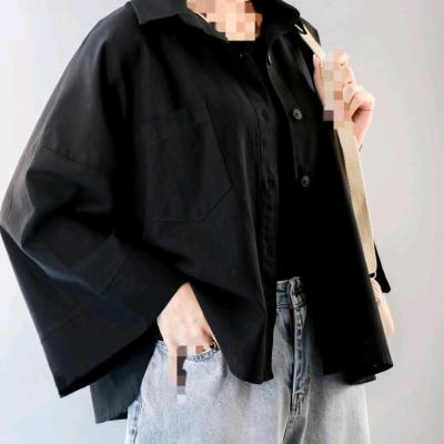 شومیز باکسی زنانه جنس لینن