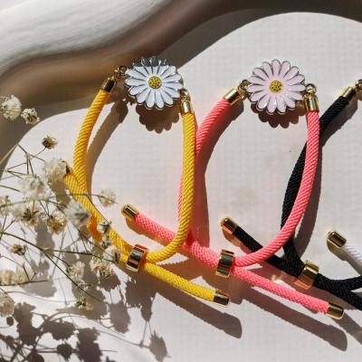 دستبند بند کنفی طرح آفتابگردون