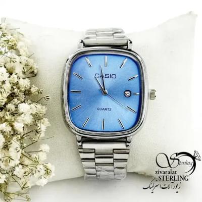 ساعت برند کاسیو اولد مانی صفحه آبی کد 19271