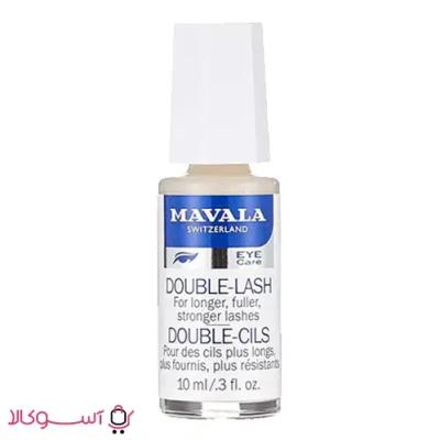 محلول تقویت‌کننده مژه ماوالا مدل double-lash حجم 10 میل