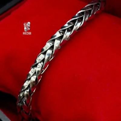 دستبندنقره مردانه کدdm1007