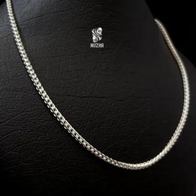 زنجیرنقره مردانه ایتالیایی کدzm1005