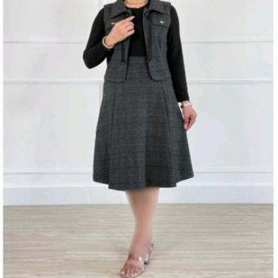 ست مهسان ( پیراهن و ژیله ) کد محصول 1359