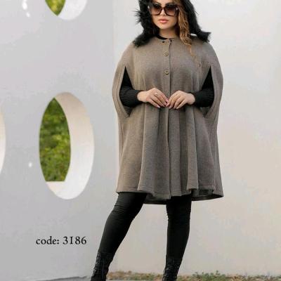 پشمی مدل پانچ بافت فشرده قواره دار کاریز