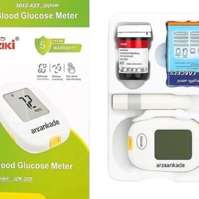 دستگاه قندخون خارجی نوار 50عددی و سوزن 50عددی اقلام کامل