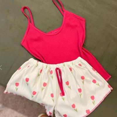 ست دو تکه عروسکی طرح گل لاله